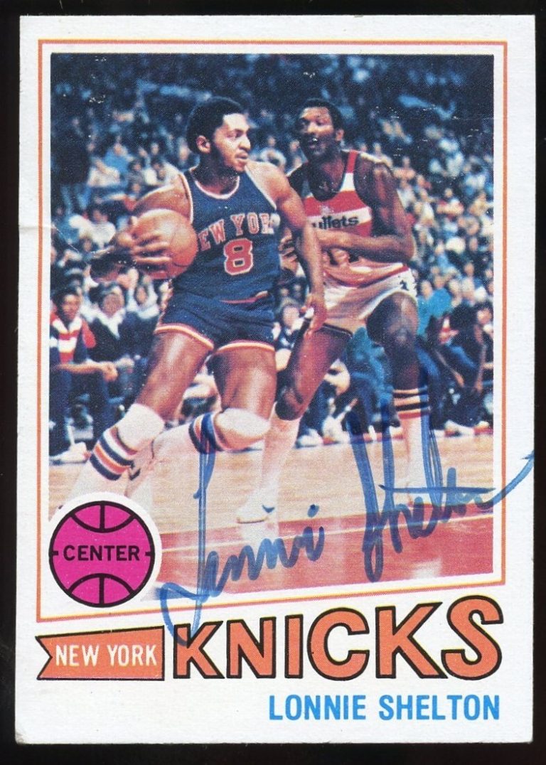 Lonnie Shelton #26 signed autograph auto 1977-78 Topps Basketball Trading Card