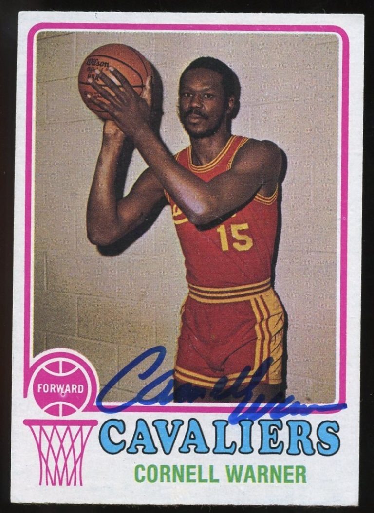Cornell Warner #12 signed autograph auto 1973-74 Topps Basketball Trading Card