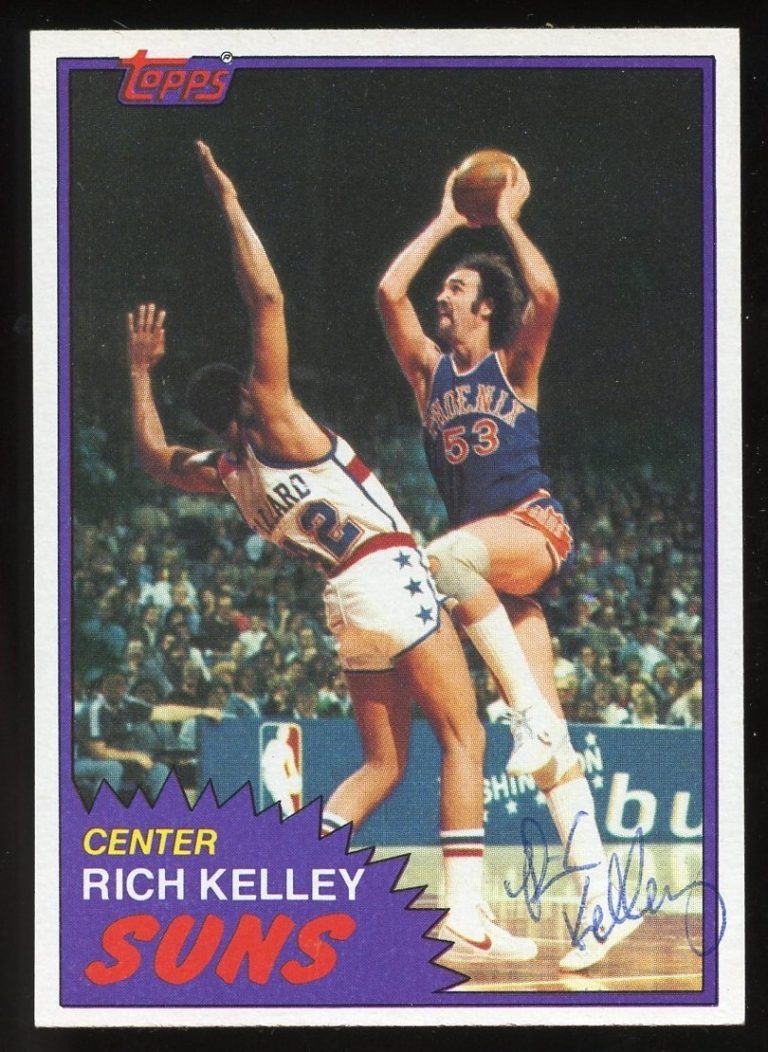 Rich Kelley #81 signed autograph auto 1981-82 Topps Basketball Trading Card