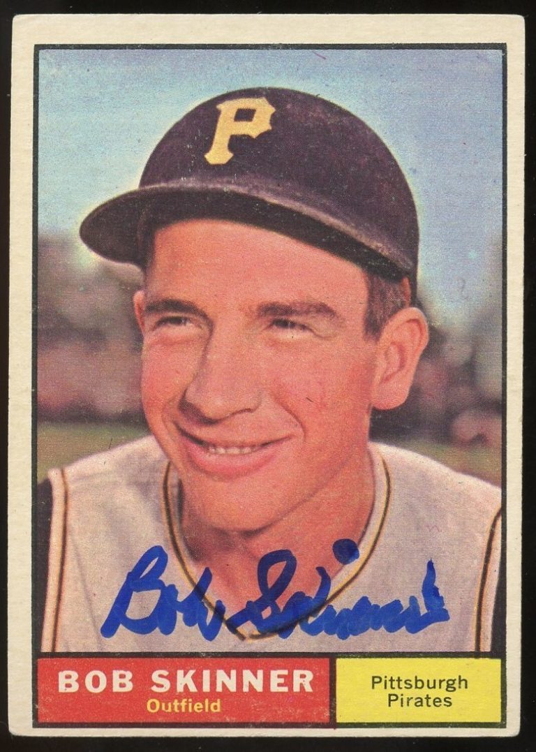 Bob Skinner #204 signed autograph auto 1961 Topps Baseball Trading Card