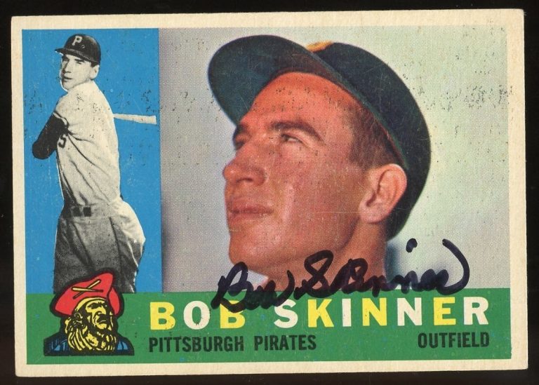Bob Skinner #113 signed autograph auto 1960 Topps Baseball Trading Card