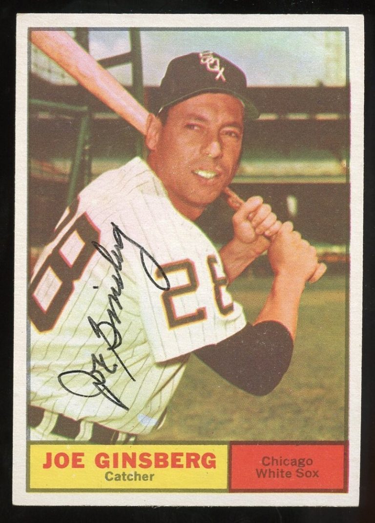 Joe Ginsberg #79 signed autograph auto 1961 Topps Baseball Trading Card