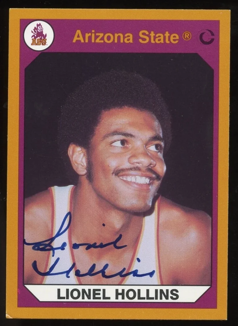 Lionel Hollins #12 signed autograph auto Arizona State Collection Card