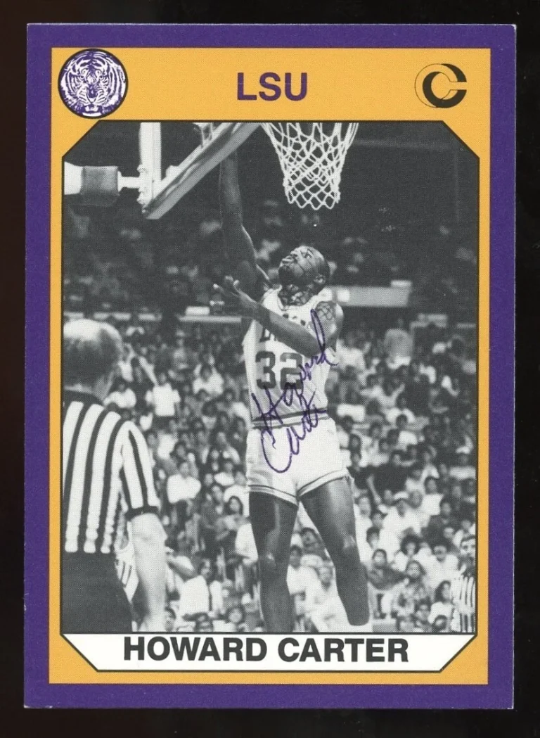 Howard Carter #196 signed autograph auto LSU Collegiate Collection Card