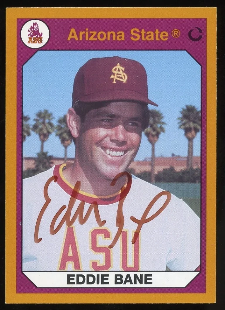 Eddie Bane #46 signed autograph auto Arizona State Collection Card