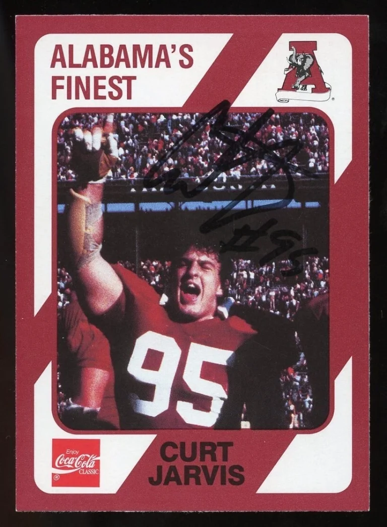 Curt Jarvis #146 signed autograph Alabama's Finest Collegiate Collection Card