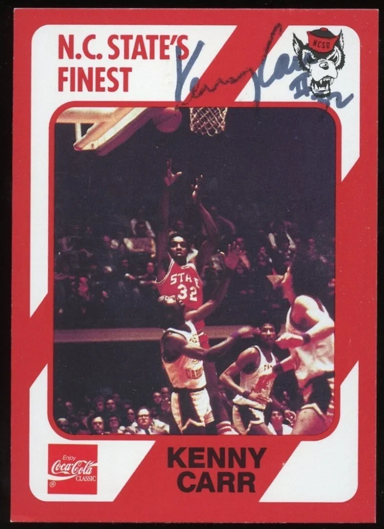 Kenny Carr #58 signed autograph auto N.C. States Finest Collegiate Card