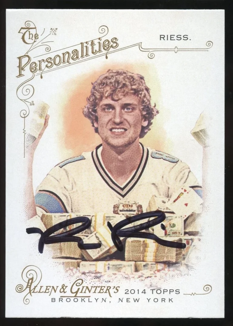 Ryan Riess #180 signed autograph auto 2014 Topps Allen & Ginter's Card