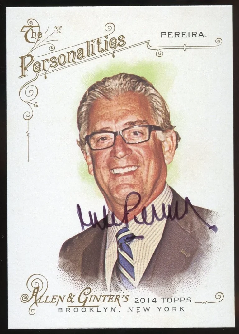 Mike Pereira #262 signed autograph auto 2014 Topps Allen & Ginter's Card
