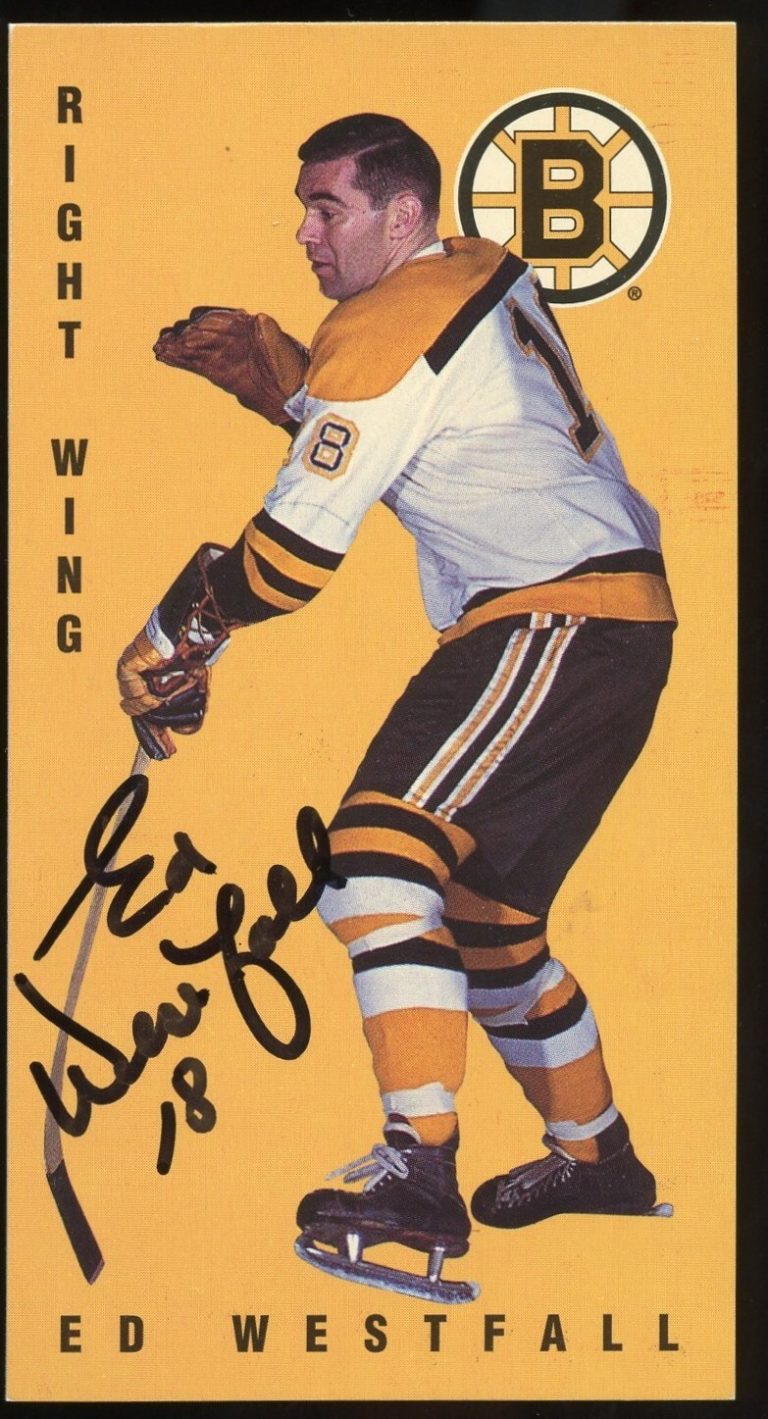 Ed Westfall #6 signed autograph 1994 Parkhurst Card Tall Boy Trading Card