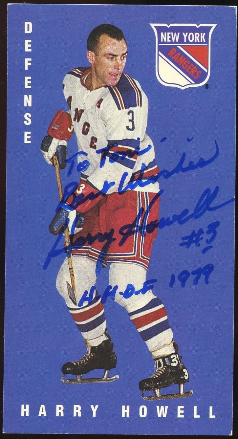 Harry Howell #92 signed autograph 1994 Parkhurst Card Tall Boy Trading Card