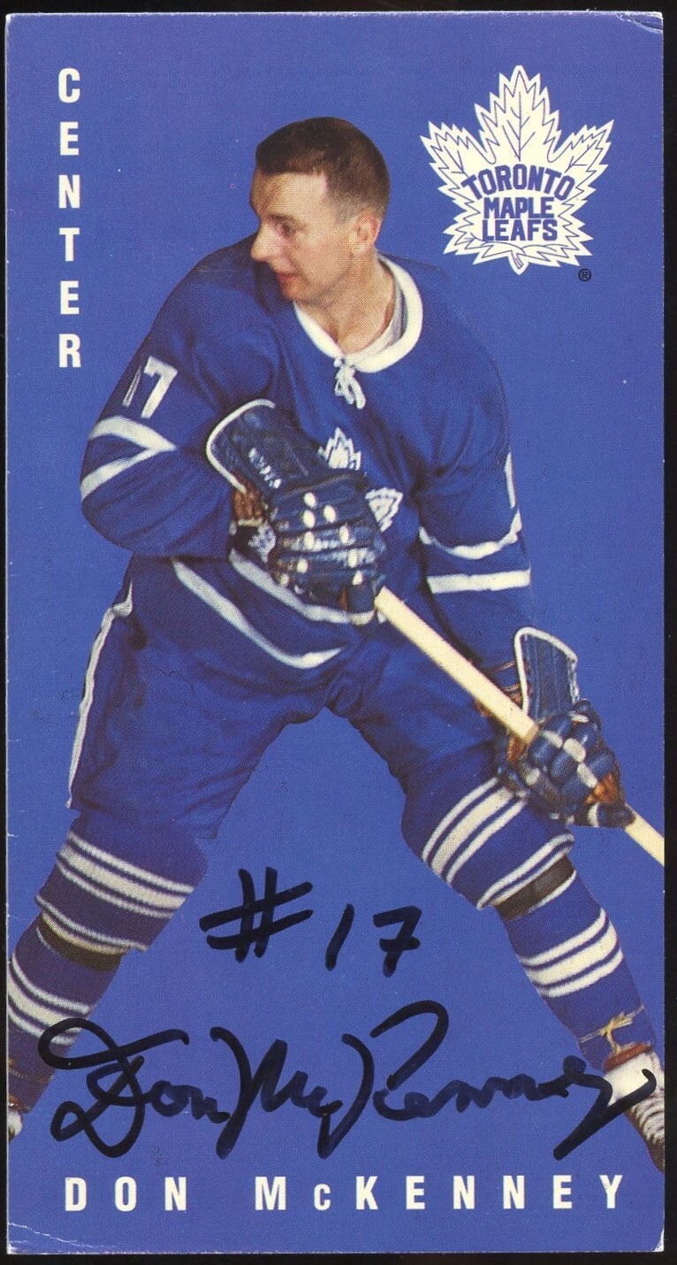 Don McKenney #112 signed autograph 1994 Parkhurst Card Tall Boy Trading Card