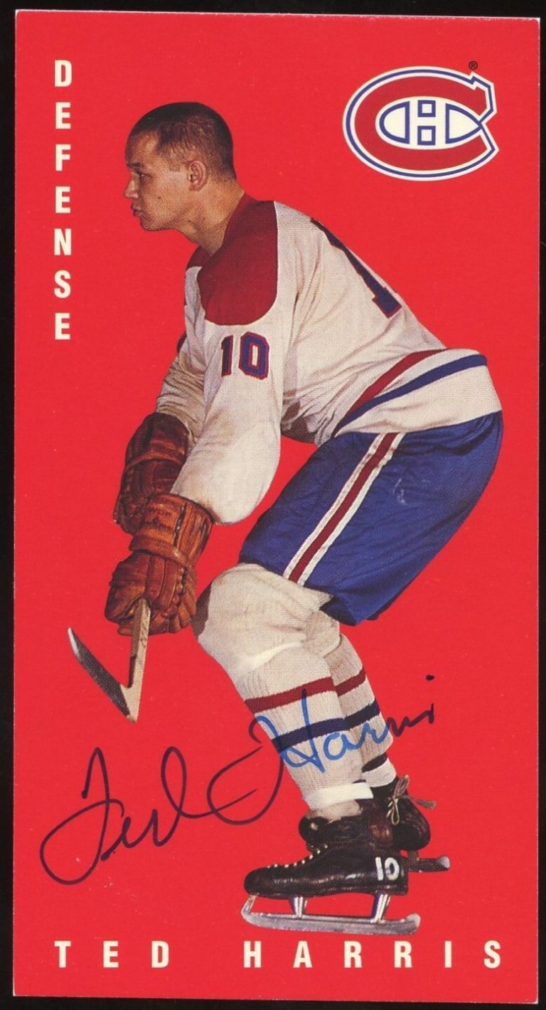 Ted Harris #78 signed autograph 1994 Parkhurst Card Tall Boy Trading Card