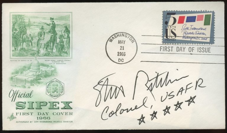 General Steven Ritchie signed autograph FDC USAF ACE Vietnam War
