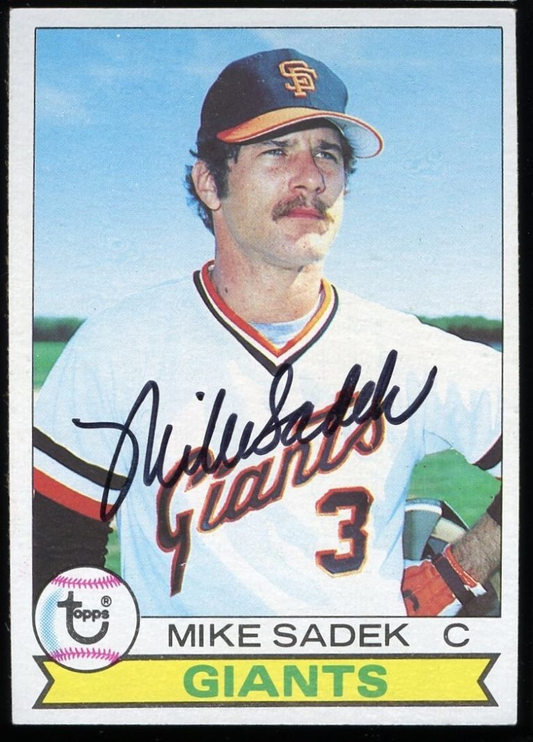 Mike Sadek #256 signed autograph auto 1979 Topps Baseball Trading Card