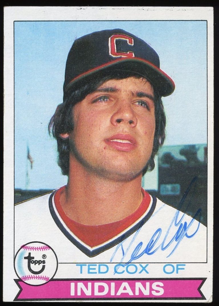 Ted Cox #79 signed autograph auto 1979 Topps Baseball Trading Card
