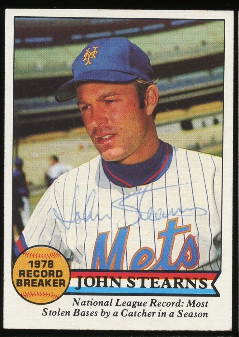 John Stearns #205 signed autograph auto 1979 Topps Baseball Trading Card