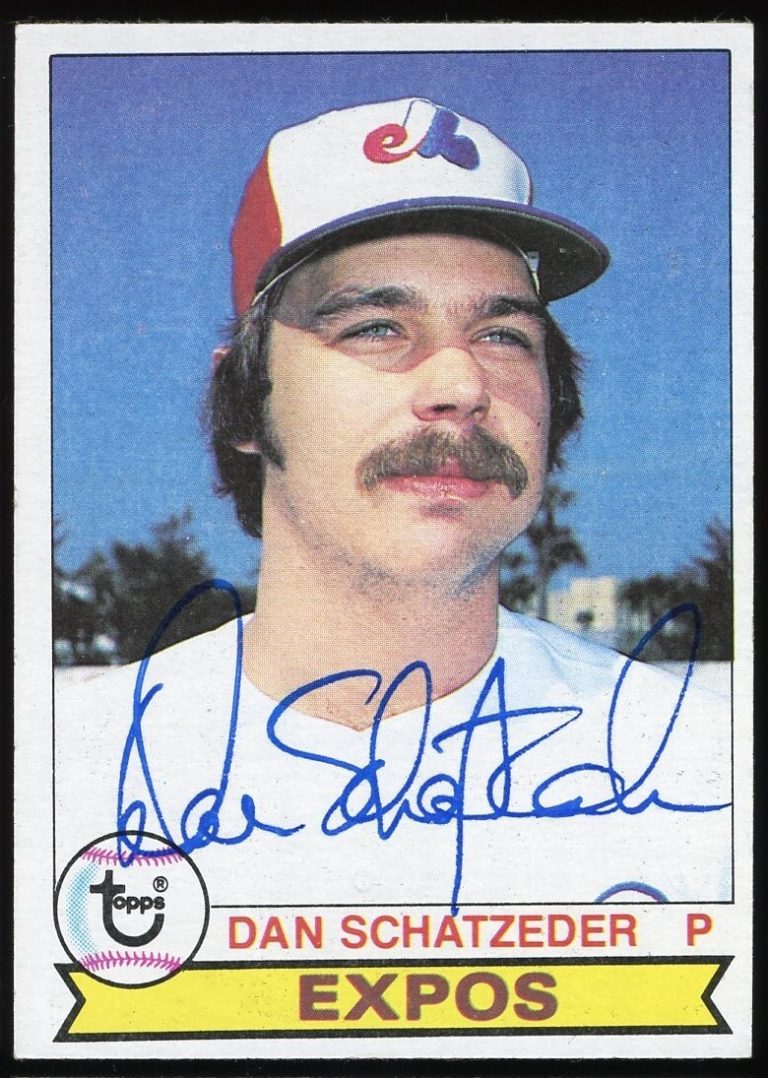 Dan Schatzeder #124 signed autograph auto 1979 Topps Baseball Trading Card