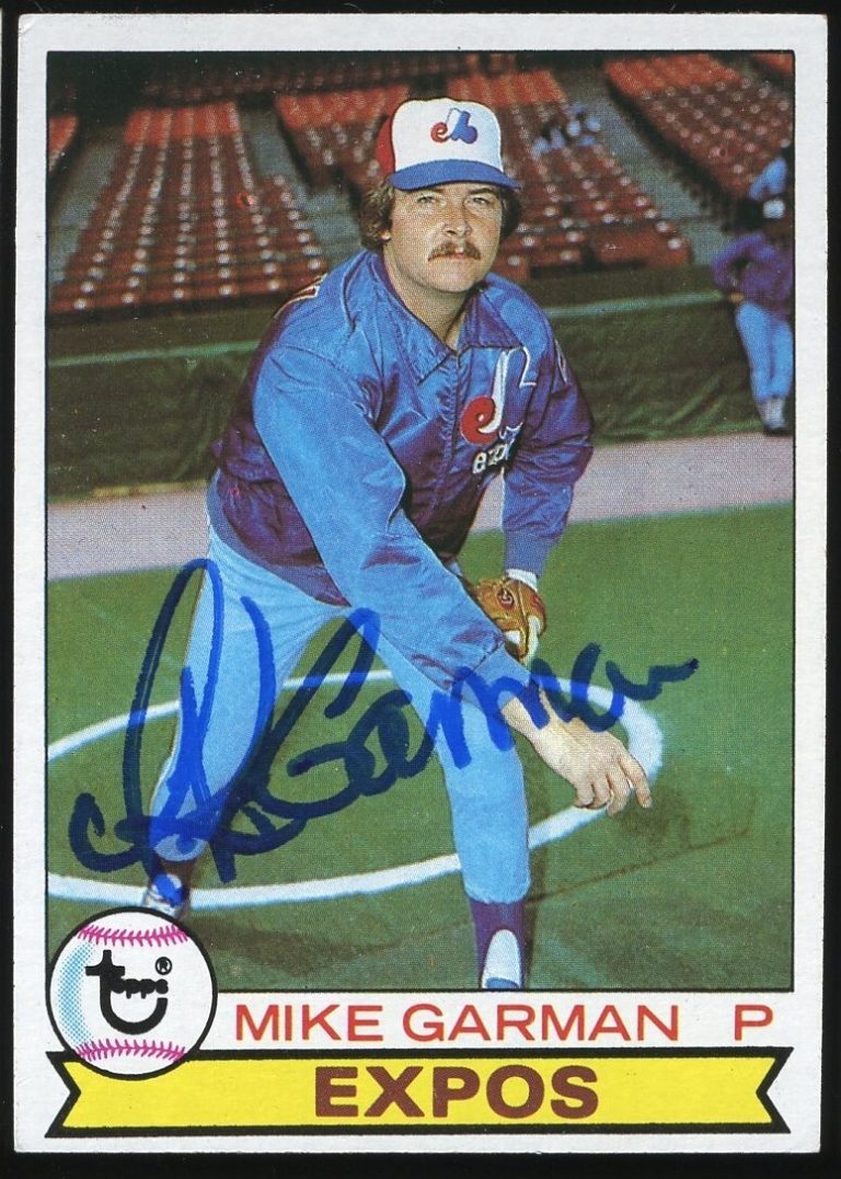 Mike Garman #181 signed autograph auto 1979 Topps Baseball Trading Card