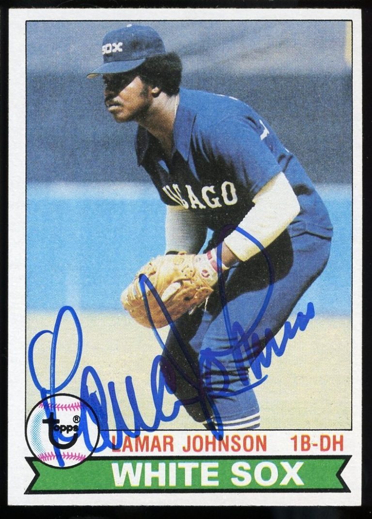 Lamar Johnson #372 signed autograph auto 1979 Topps Baseball Trading Card