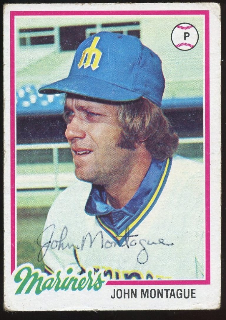 John Montague #117 signed autograph auto 1978 Topps Baseball Trading Card