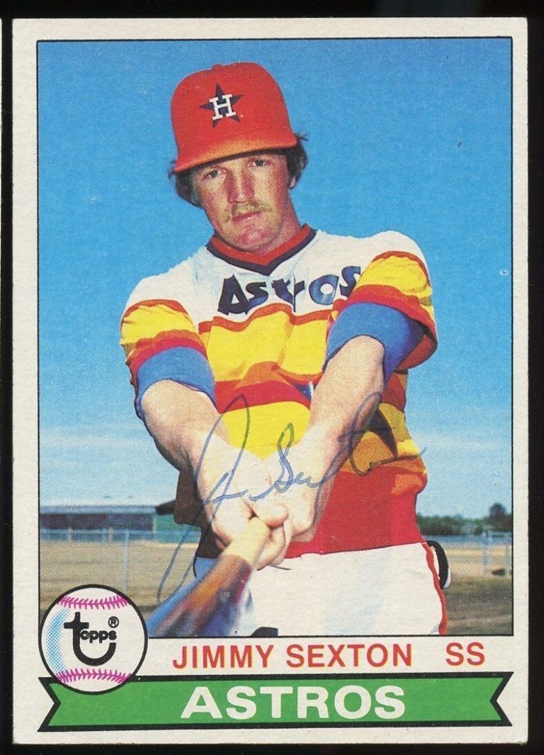 Jimmy Sexton #232 signed autograph auto 1979 Topps Baseball Trading Card