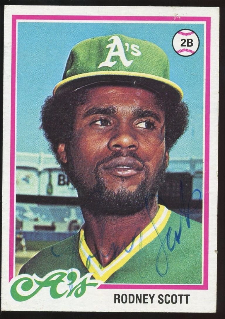 Rodney Scott #191 signed autograph auto 1978 Topps Baseball Trading Card
