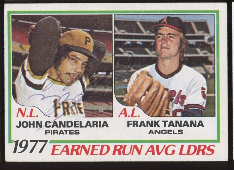 John Candelaria #207 signed autograph auto 1978 Topps Baseball Trading Card