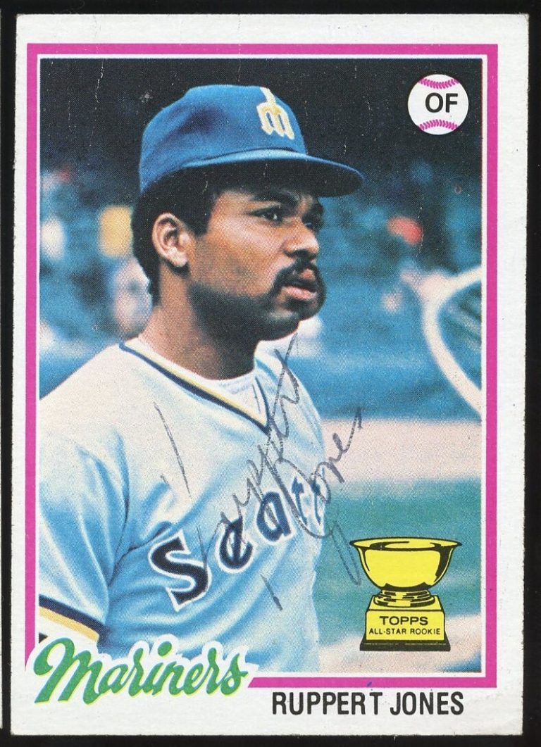 Ruppert Jones #141 signed autograph auto 1978 Topps Baseball Trading Card