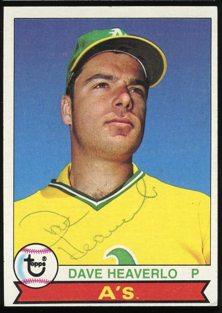 Dave Heaverlo #432 signed autograph auto 1979 Topps Baseball Trading Card