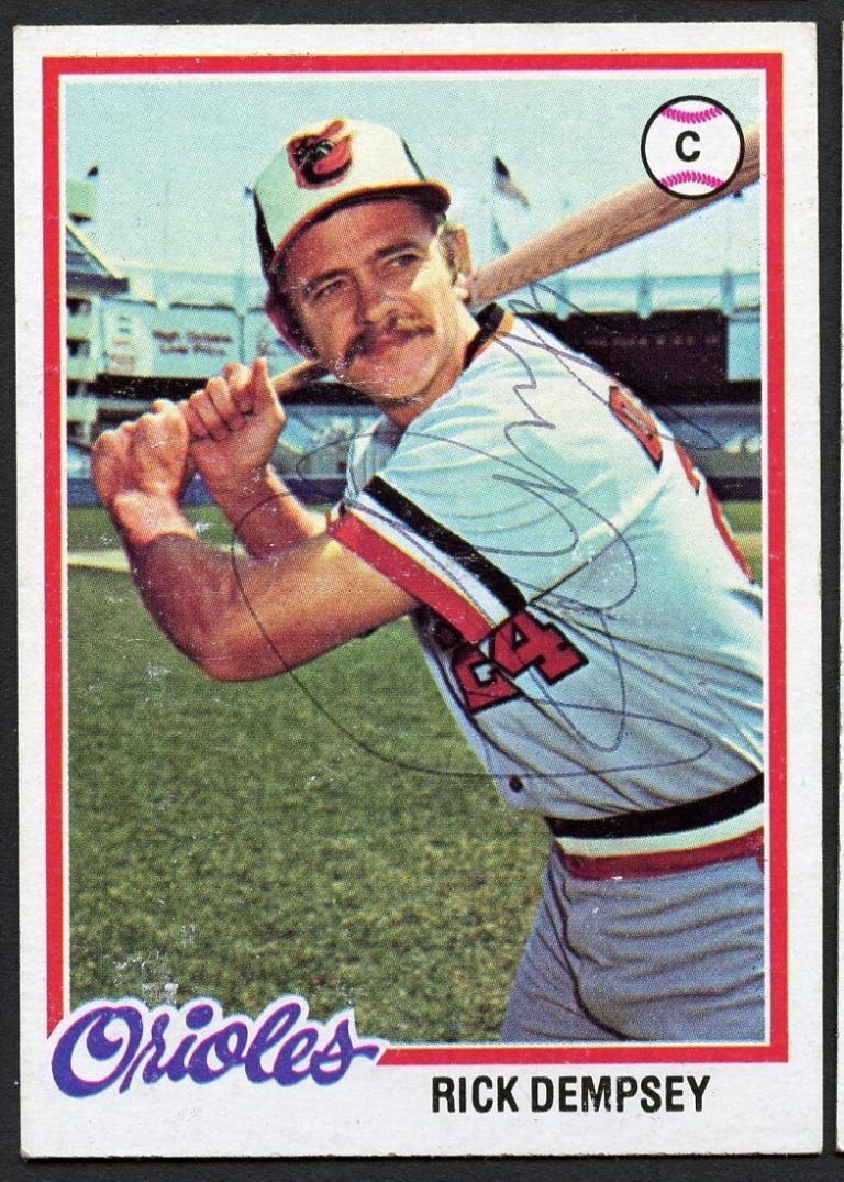 Rick Dempsey #367 signed autograph auto 1978 Topps Baseball Trading Card