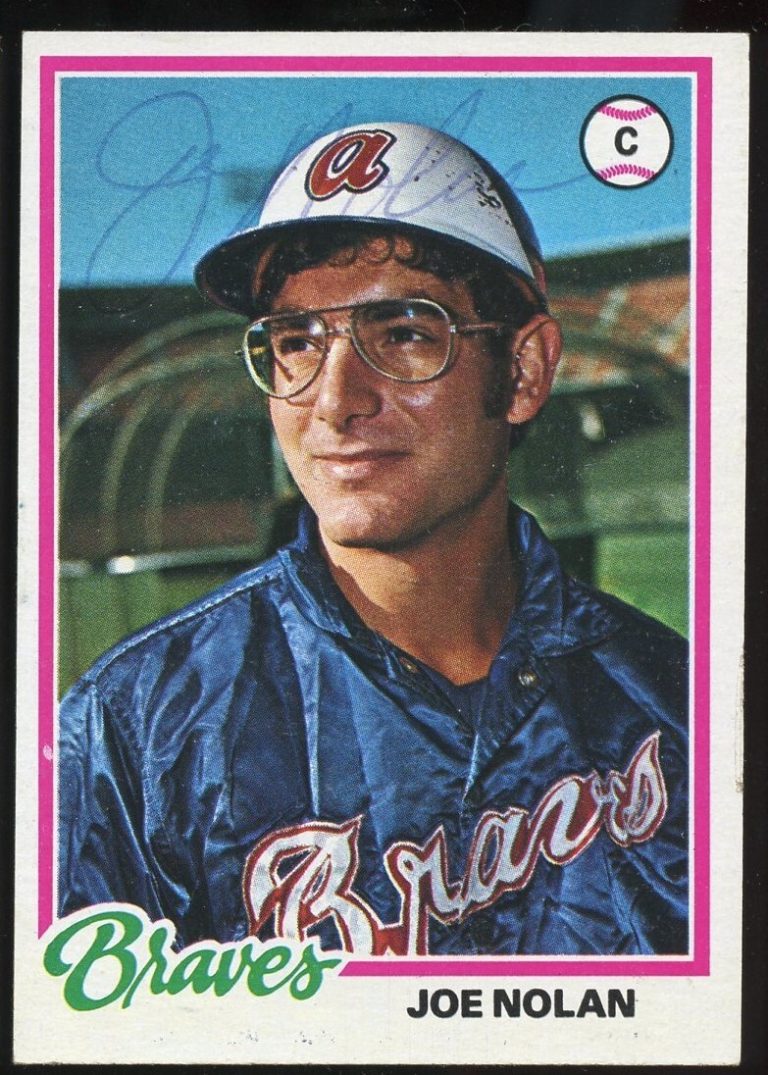 Joe Nolan #617 signed autograph auto 1978 Topps Baseball Trading Card
