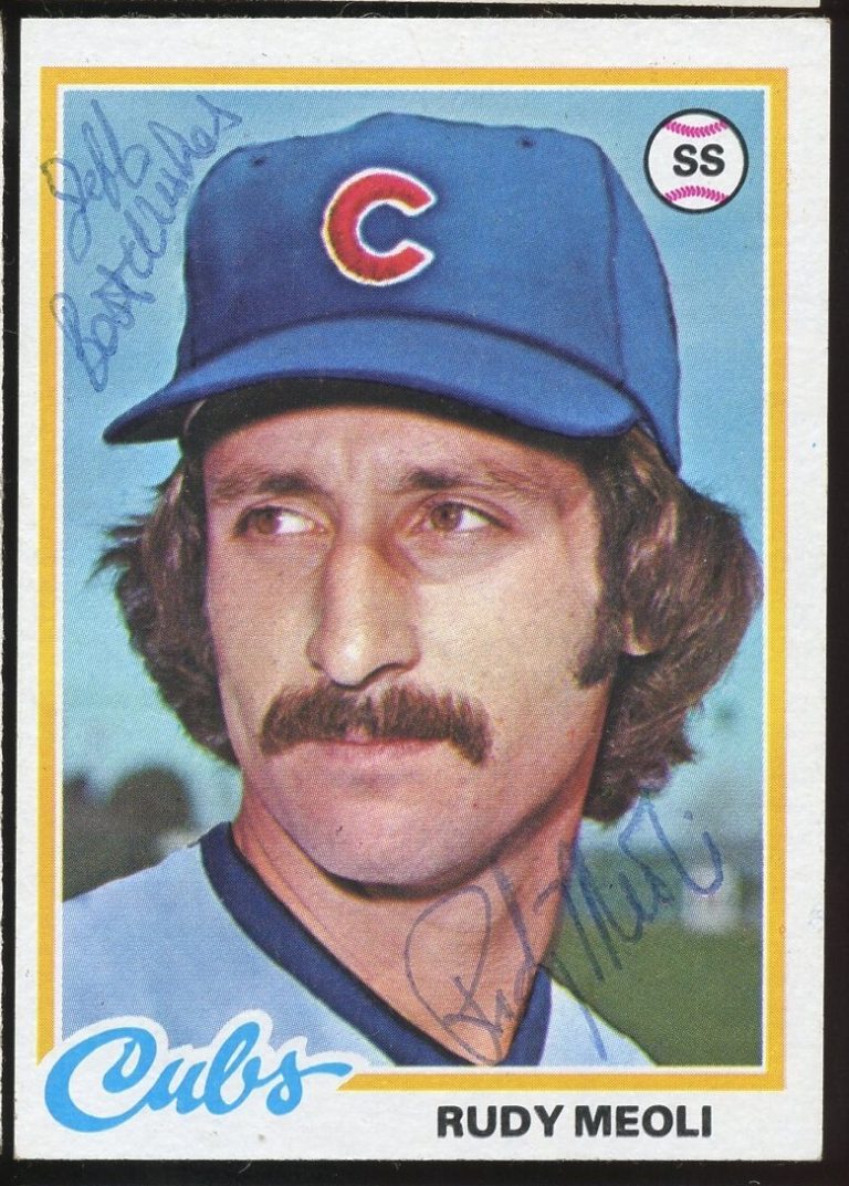 Rudy Meoli #489 signed autograph auto 1978 Topps Baseball Trading Card