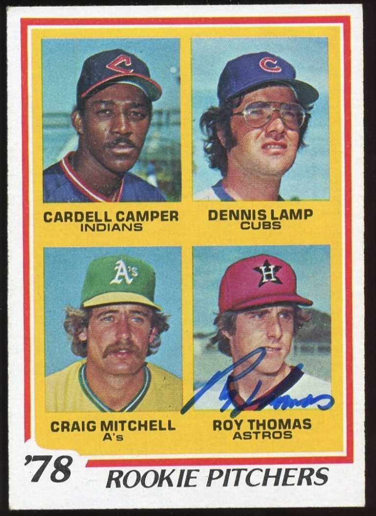 Roy Thomas #711 signed autograph auto 1978 Topps Baseball Trading Card