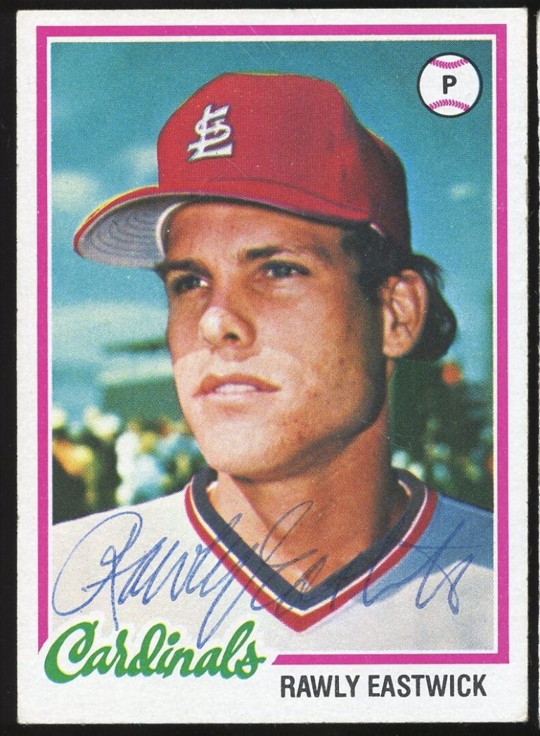 Rawly Eastwick #405 signed autograph auto 1978 Topps Baseball Trading Card