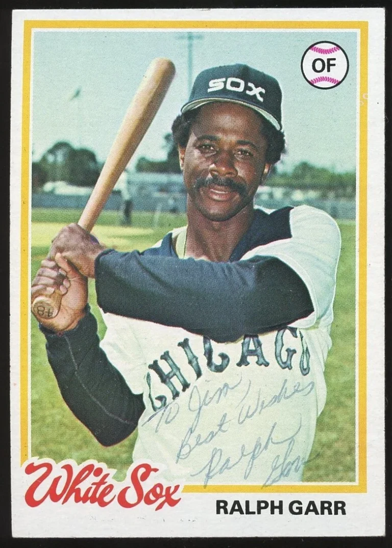 Ralph Garr #628 signed autograph auto 1978 Topps Baseball Trading Card