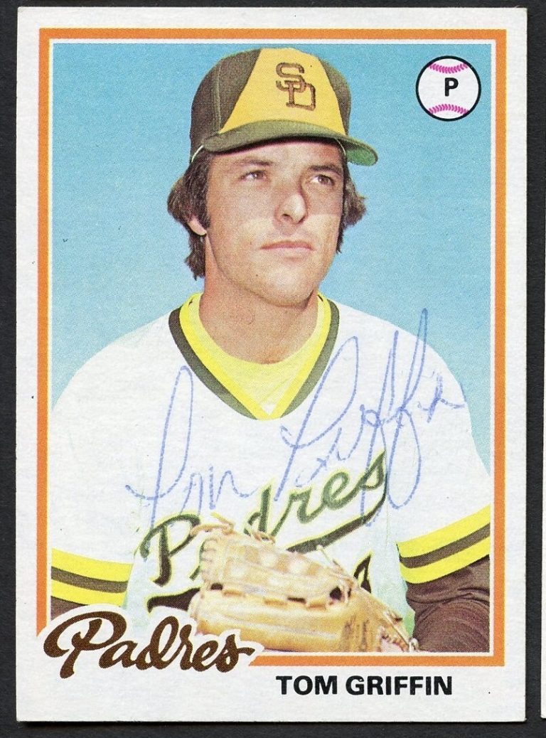 Tom Griffin #318 signed autograph auto 1978 Topps Baseball Trading Card