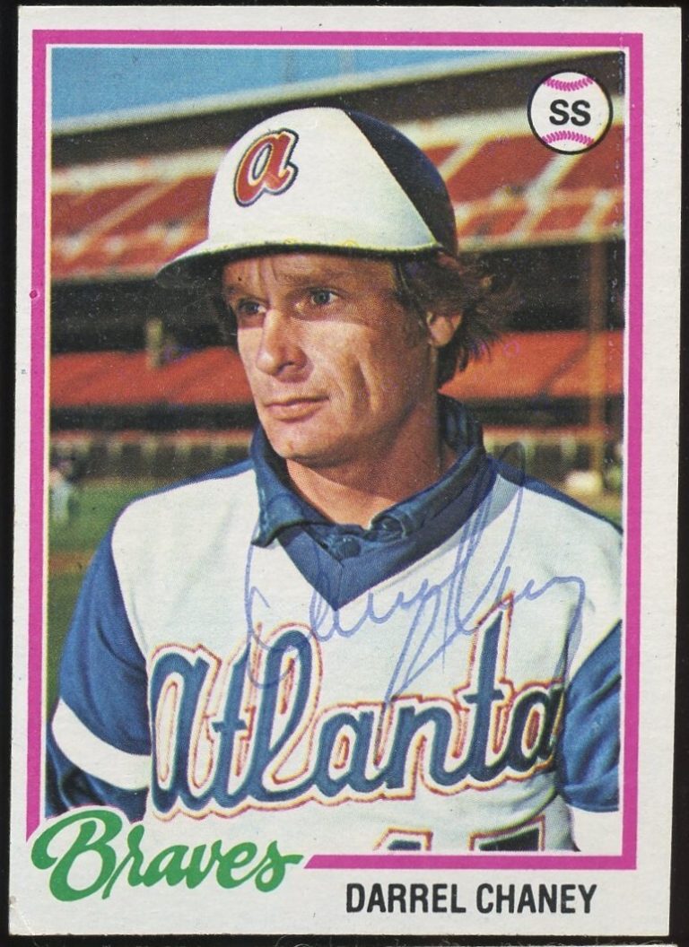 Darrell Chaney #443 signed autograph auto 1978 Topps Baseball Trading Card