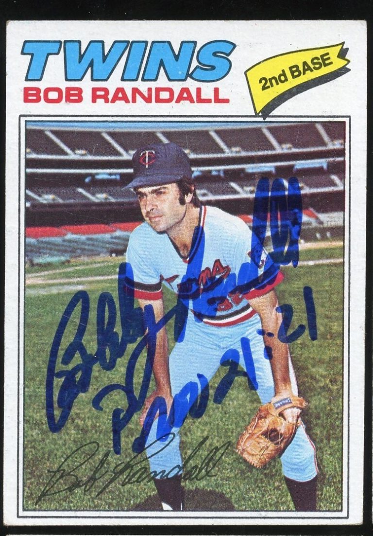 Bob Randall #578 signed autograph auto 1977 Topps Baseball Trading Card