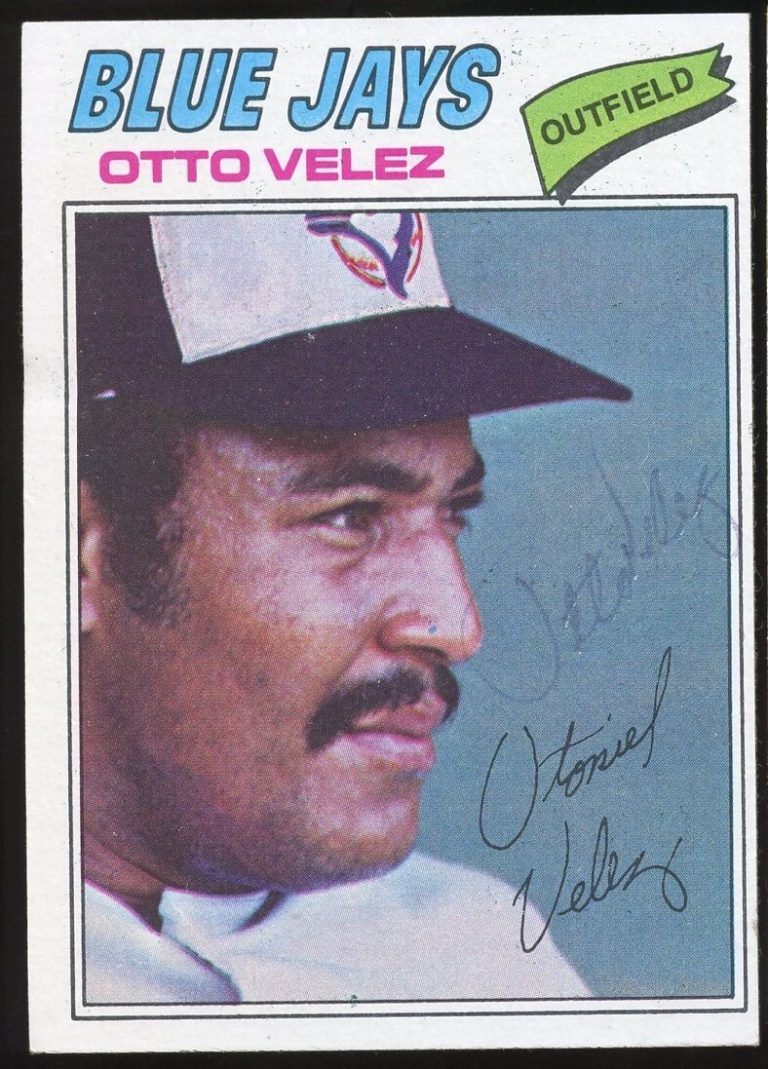 Otto Velez #299 signed autograph auto 1977 Topps Baseball Trading Card
