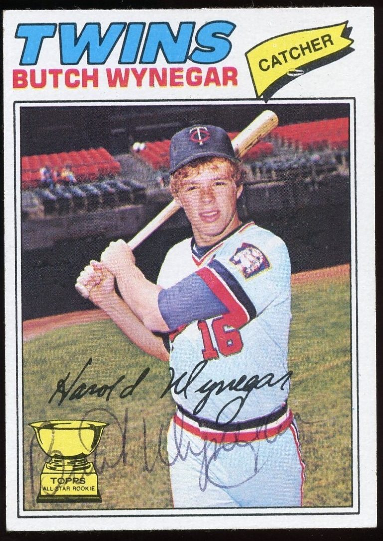 Butch Wynegar #175 signed autograph auto 1977 Topps Baseball Trading Card