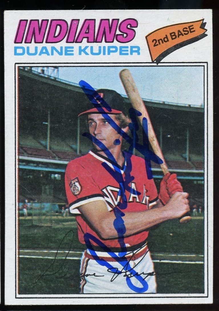 Duane Kuiper #85 signed autograph auto 1977 Topps Baseball Trading Card