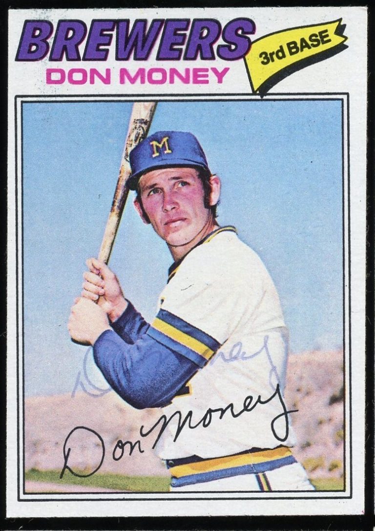 Don Money #79 signed autograph auto 1977 Topps Baseball Trading Card