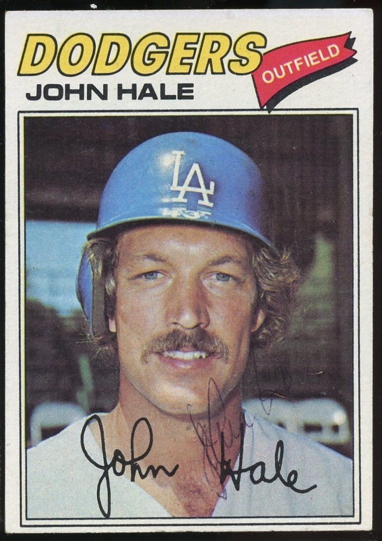 John Hale #253 signed autograph auto 1977 Topps Baseball Trading Card