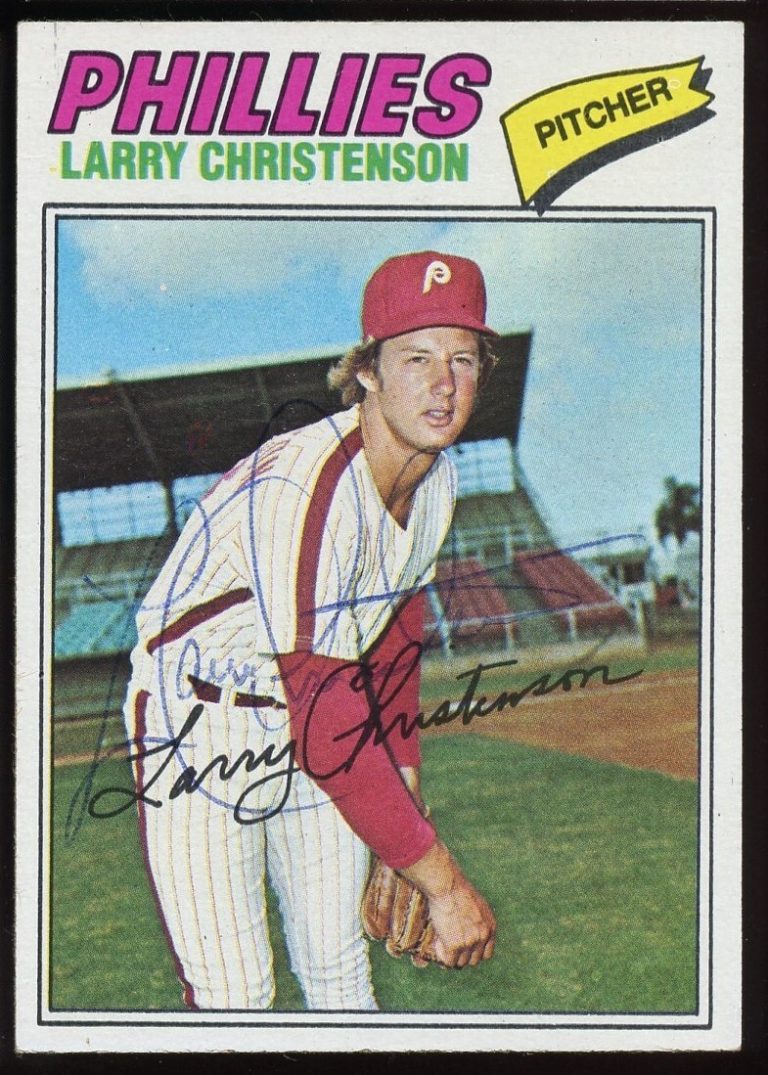 Larry Christenson #59 signed autograph auto 1977 Topps Baseball Trading Card
