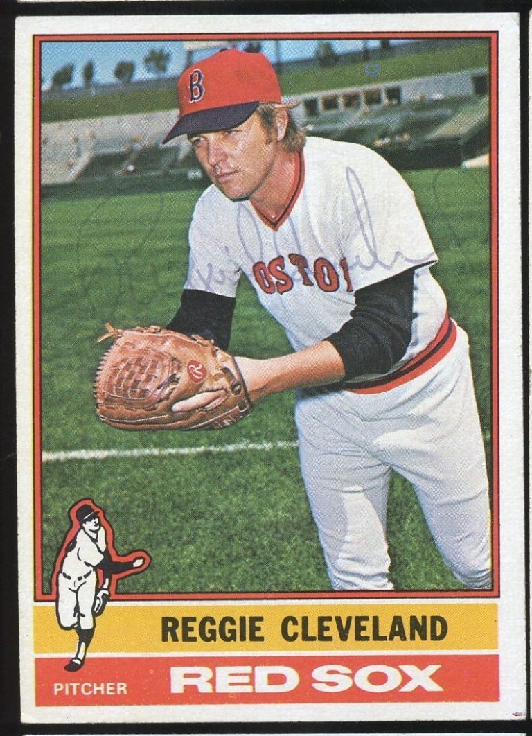Reggie Cleveland #419 signed autograph auto 1976 Topps Baseball Trading Card