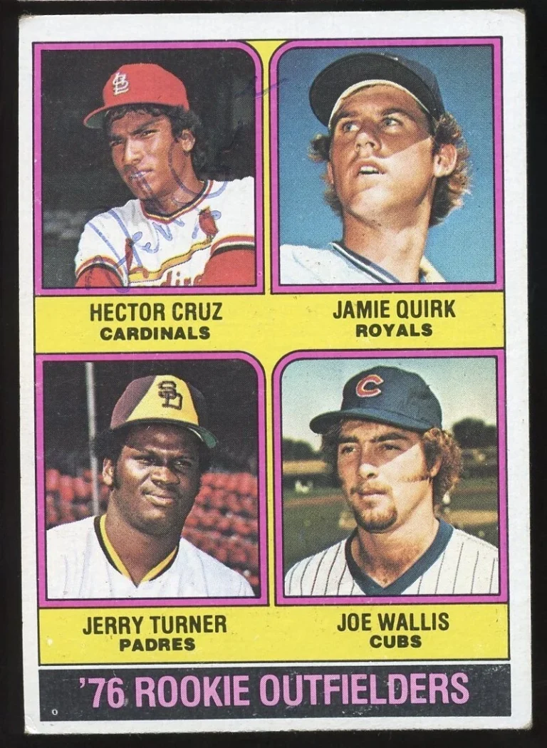 Hector Cruz #598 signed autograph auto 1976 Topps Baseball Trading Card