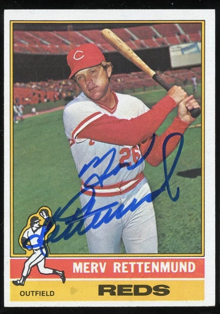 Merv Rettenmund #283 signed autograph auto 1976 Topps Baseball Trading Card