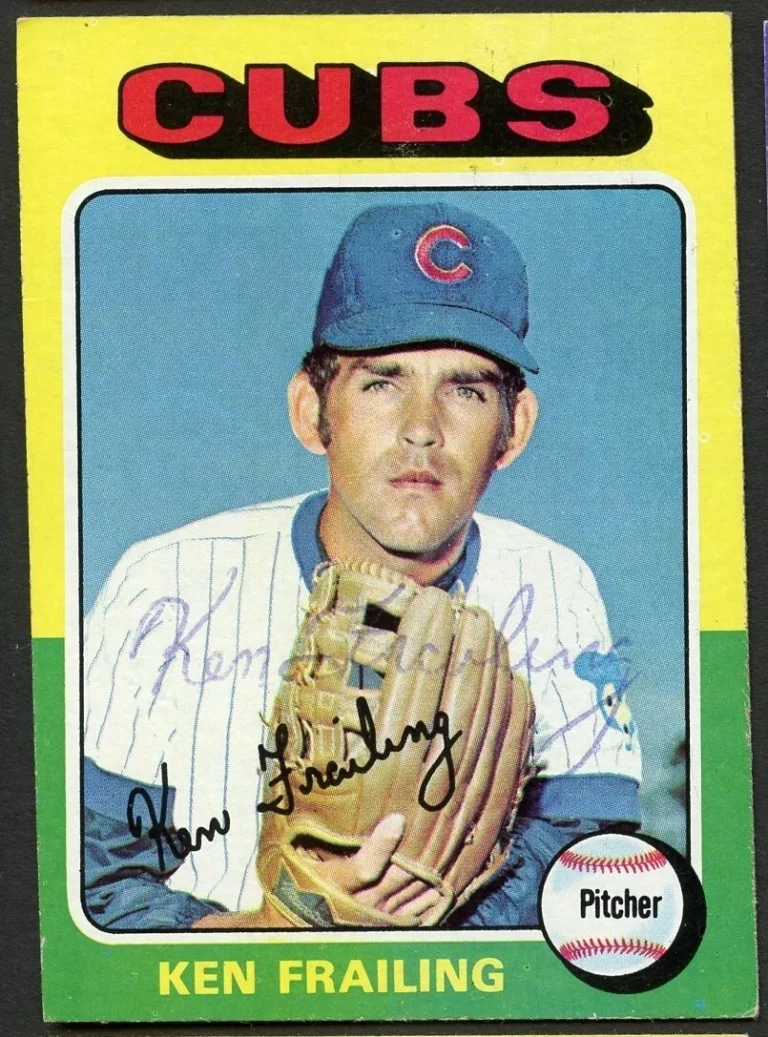 Ken Frailing #436 signed autograph auto 1975 Topps Baseball Trading Card