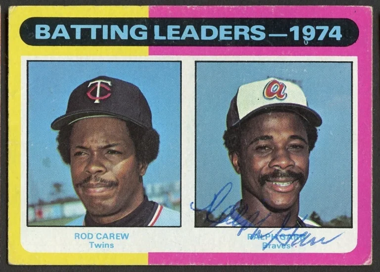 Ralph Garr #306 signed autograph auto 1975 Topps Baseball Trading Card